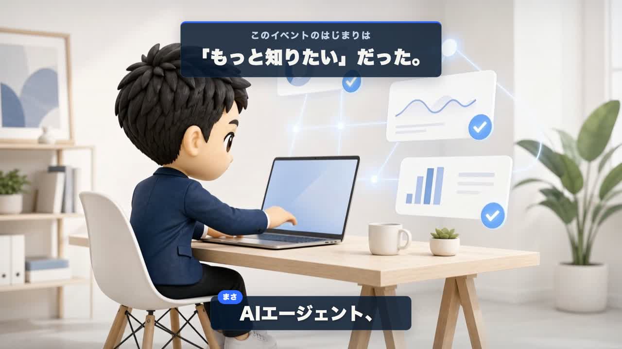 AIエージェントセミナーの完成映像